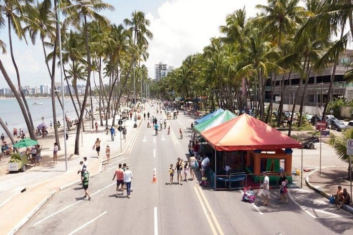 Rua Aberta terá horário especial no feriado de Nossa Senhora Aparecida e Dia das Crianças em Maceió