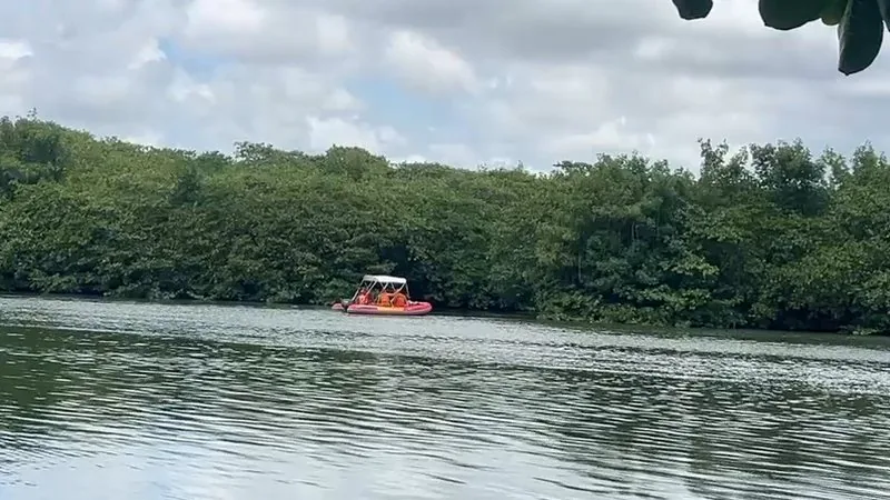 Polícia realiza buscas por quatro desaparecidos na Lagoa Mundaú; corpos podem ter sido esquartejados